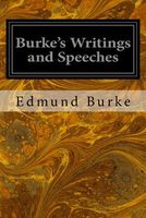 Cover of Burke's Writings and Speeches by Edmund Burke
