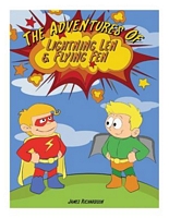 Cover of The Adventures of Lightning Len and Flying Fen by James Richardson