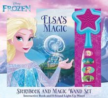 Elsa's Magic Storybook and Magic Wand Sound Book Set