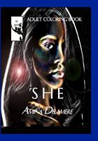 Cover of She--The Adult Coloring Book by Amina Delamere