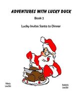 Cover of Lucky Invites Santa for Christmas Dinner by Lorna Olitch