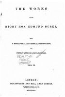 Cover of The Works of the Right Hon. Edmund Burke - Vol. II by Edmund Burke