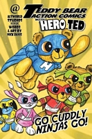 Teddy Bear Action Comics With Hero Ted