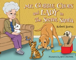 Cover of Mr. Gobble Chops and Lady in the Secret Santa by Robert Burns