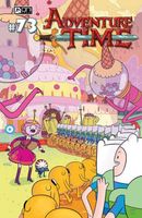 Cover of Adventure Time #73 by Kevin Cannon