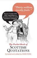 Cover of The Pocket Book of Scottish Quotations by David Ross