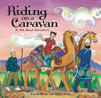 Cover of Riding on a Caravan by Laurie Krebs