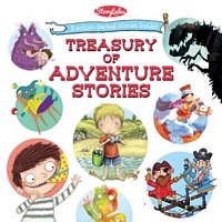 Cover of Treasury of Adventure Stories by Assorted