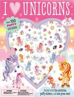 Puffy Stickers I Love Unicorns