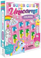 Super Cute Unicorns Coloring Set