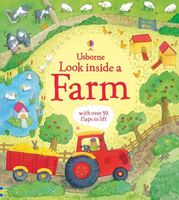 Cover of Look Inside a Farm by Katie Daynes