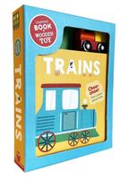 Trains: Book & Wooden Toy Set