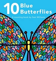 10 Blue Butterflies