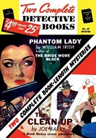 Cover of Two Complete Detective Books Winter 1951 by William Irish