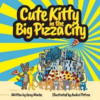 Cute Kitty in the Big Pizza City