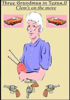 Cover of Three Grandmas in Texas, II by Geltab