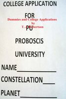 Cover of Dummies and College Applications by T.J. Robertson
