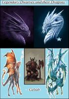 Cover of Legendary Dwarves and their Dragons by Geltab