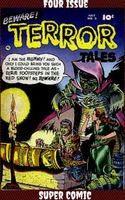 Cover of Beware Terror Tales Four Issue Super Comic by Bob Powell