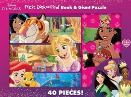 Disney Princess: First Look and Find Book & Giant Puzzle Set