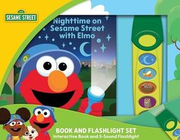 Nighttime on Sesame Street with Elmo Book and 5-Sound Flashlight Set